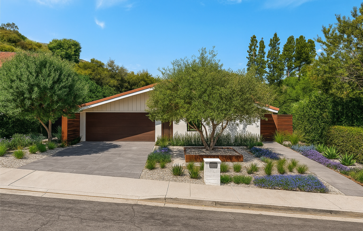 front yard landscape design